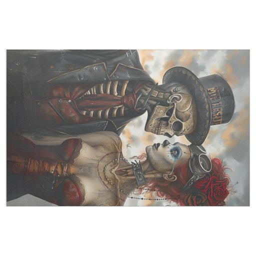 Fabric Day of Dead Fat Quarter Only 