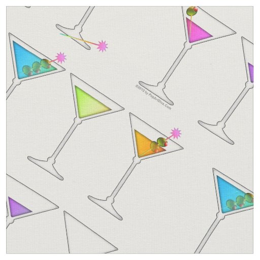 FABRIC - DISAPPEARING MARTINI COCKTAIL