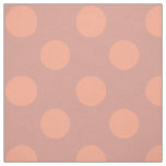 Fabric: Dusty pink &amp; peach polka dots Fabric