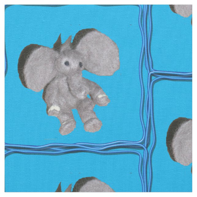 Fabric - Elephant in Frame (Close Up)