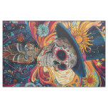 Fabric Fat Quarter Sugar Skull Day of the Dead 