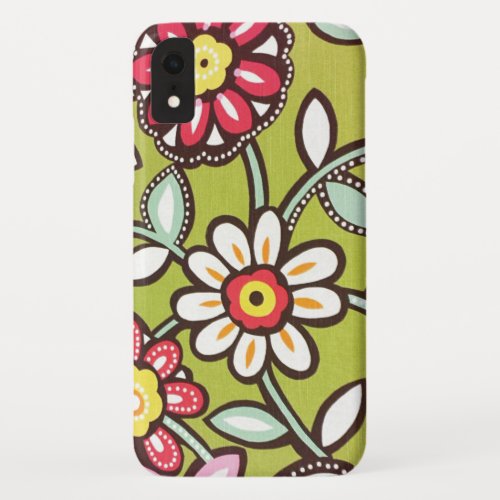 Fabric Flower Case_Mate Barely There Apple iPhone  iPhone XR Case