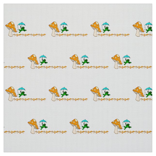 Fabric Frogging Ribbit Mushroom  (Swatch)
