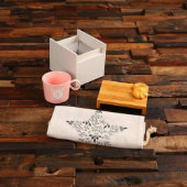 Fabric Gift Box with Serving Tray and Ceramic Mugs (Front)