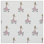 Fabric Giraffe Painted Pink