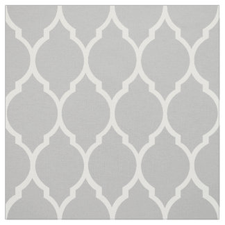 Grey And White Pattern Fabric | Zazzle