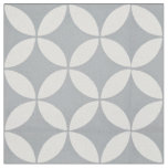 Fabric - Grey Petal Pattern