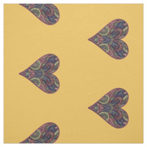 Fabric Heart Tapestry Choose Any Background Color