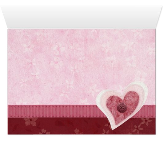 Fabric Hearts, Hugs 'n Kisses (Inside Horizontal (Bottom))