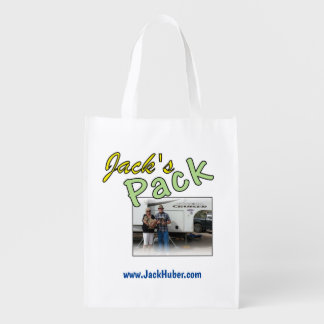 Fabric Jack's Pack Bag- 2-sided Grocery Bag