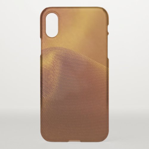 Fabric_macro_detail_nobody iPhone X Case