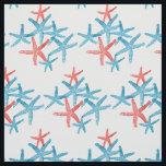 fabric Nautical starfish snowflake Christmas<br><div class="desc">Style, Individualize & Personalize almost anything that comes mind. Customize your whole world With A Wide Variety of Unique Zazzle Products to Choose from. Find Or Create those one-of-a-kind gifts you just cant find anywhere else. Merchandising in Unique Customizable Apparel & Unique Home Decor and much more. Inspired by the...</div>