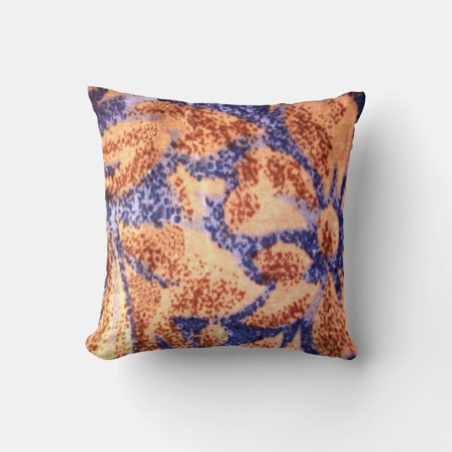 Fabric Pattern From The 90's Throw Pillow (Front)