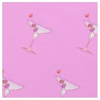 FABRIC - PINK MARTINI Cocktails