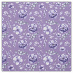 Fabric - Purple Passion Floral