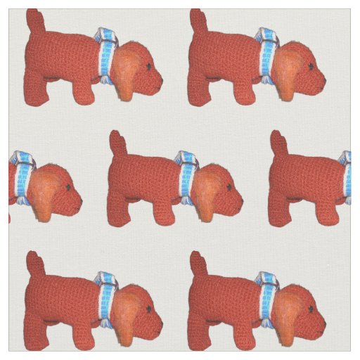 Fabric - Red Puppies