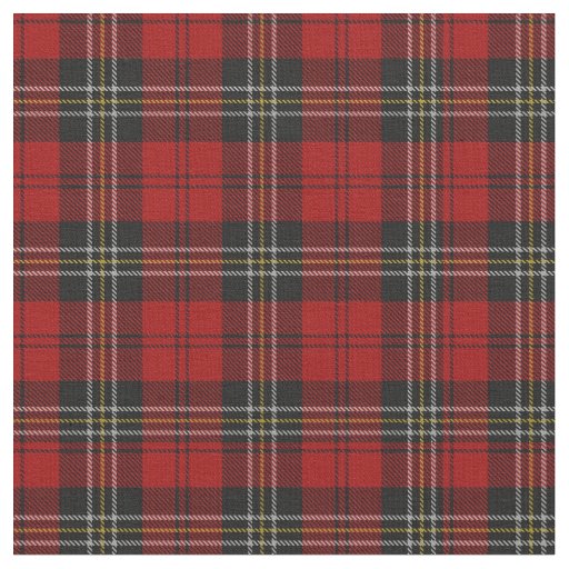 Fabric - Red Tartan Macpherson Clan