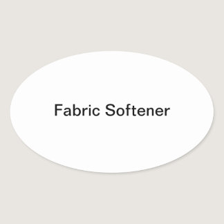 Fabric Softener Bottle Label /
