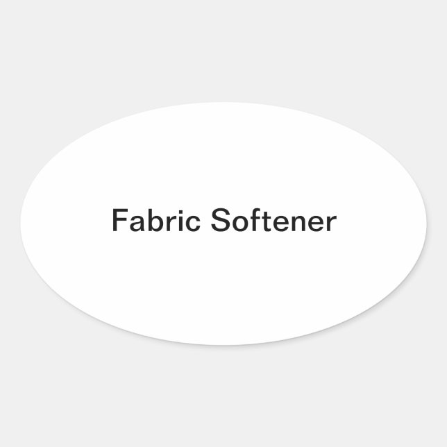 Fabric Softener Bottle Label / (Front)