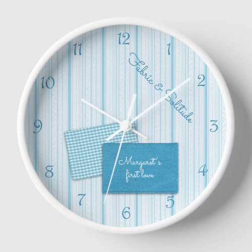 Fabric  Solitude for Sewing Personalized Clock