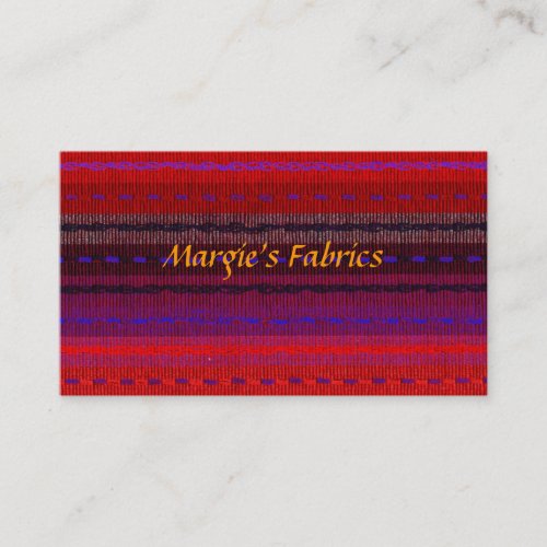 Fabric Store Business Card