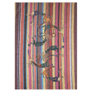 Fabric Stripes Pattern colored I + KOKOPELLI Tablecloth
