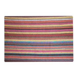 Fabric Stripes Pattern colored I + your ideas Placemat
