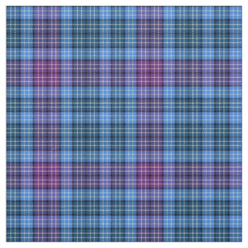 Fabric _ Tartan Blue Pink Purple Green 