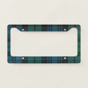Fabric Tartan License Plate Frame