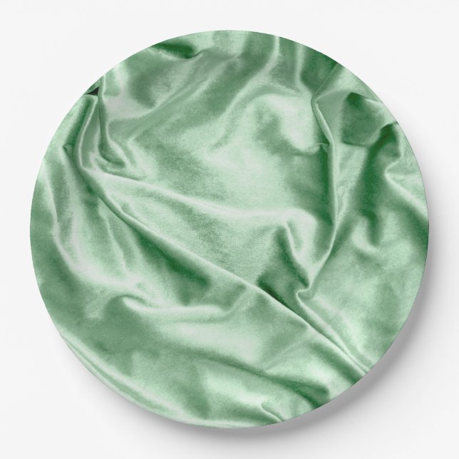 Fabric Texture 4 Paper Plates (Front)