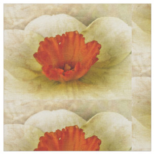 Fabric-Vintage Daffodil Fabric