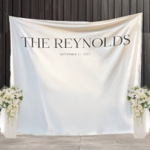 Fabric Wedding Sign Personalized Wedding Welcome
