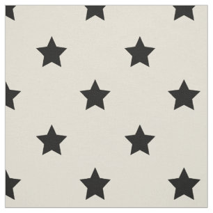 Fabric: White & black stars Fabric