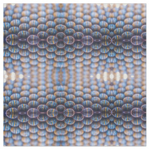Fabric with Abstract Honeycomb Print