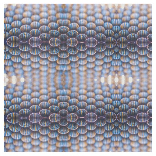 Fabric with Abstract Honeycomb Print