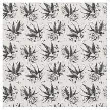 Fabric with fleece and gussets