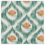 Fabric with ikat pattern