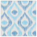Fabric with ikat pattern
