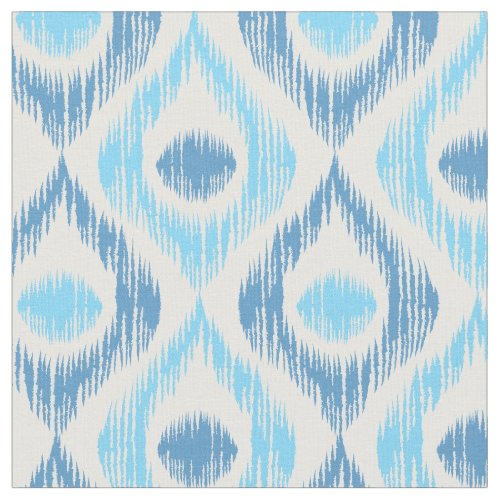 Fabric with ikat pattern