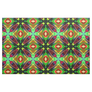 Fabric with Kaleidoscope design in mulitcolor