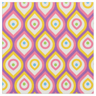 Fabric with vintage abstract pattern.