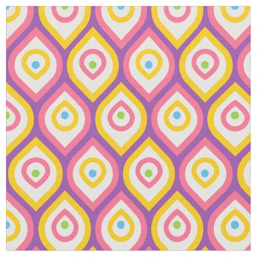Fabric with vintage abstract pattern.