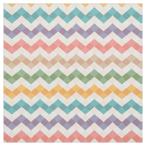 Fabric with vintage zig zag pattern.