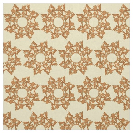 Fabric - Woven Leaves