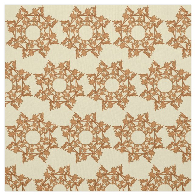 Fabric - Woven Leaves (Swatch)