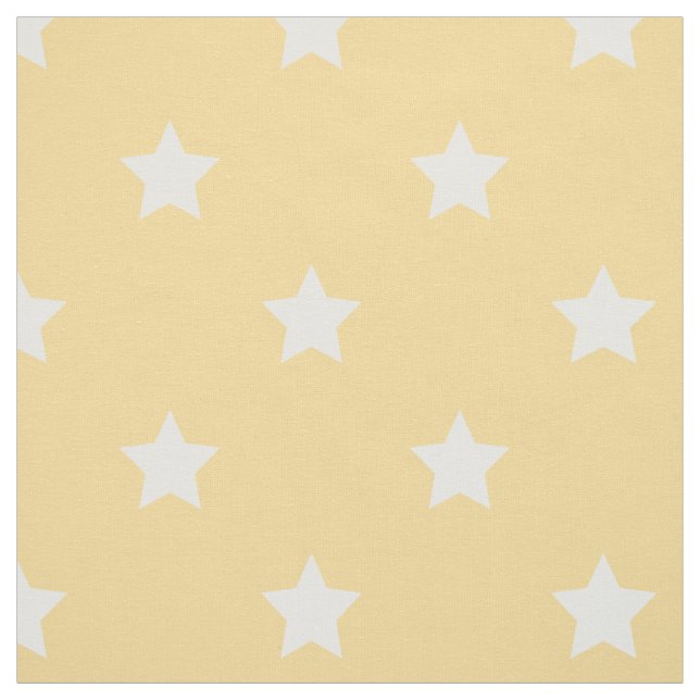Fabric: Yellow & white stars Fabric (Swatch)