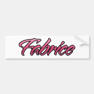 Fabrice faded pink Aufkleber Sticker