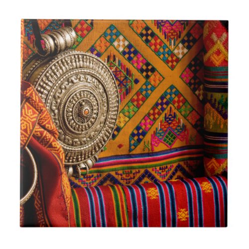 Fabrics Bhutan Ceramic Tile