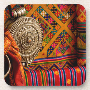 Fabrics, Bhutan Coaster