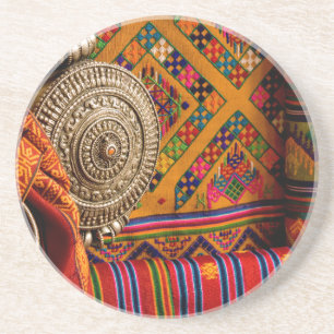 Fabrics, Bhutan Drink Coaster